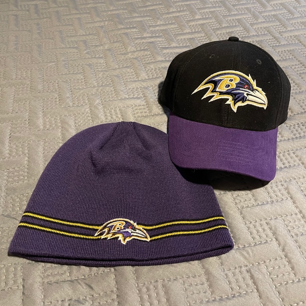 RAVENS BEANIE AND HAT